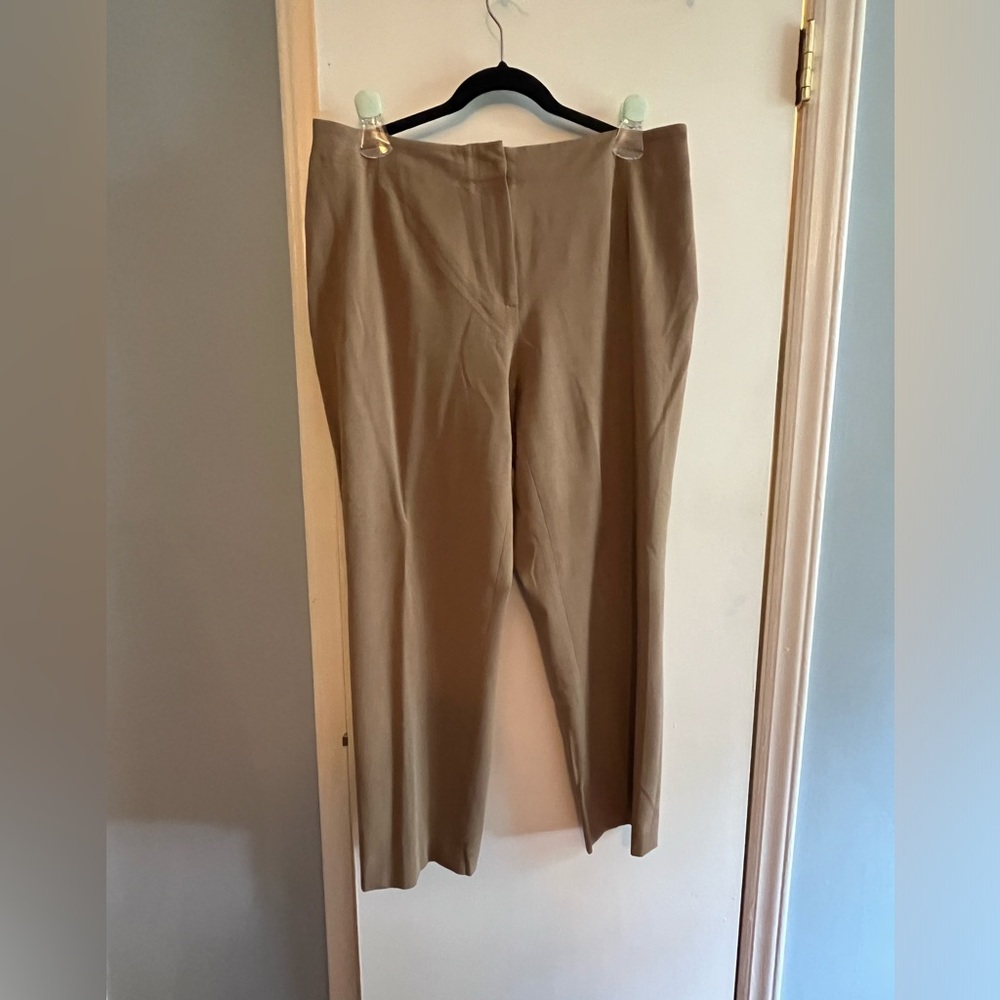 Talbots 14w camel color pants